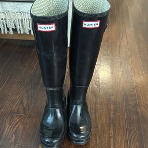 Hunter Classic Black Tall Boots